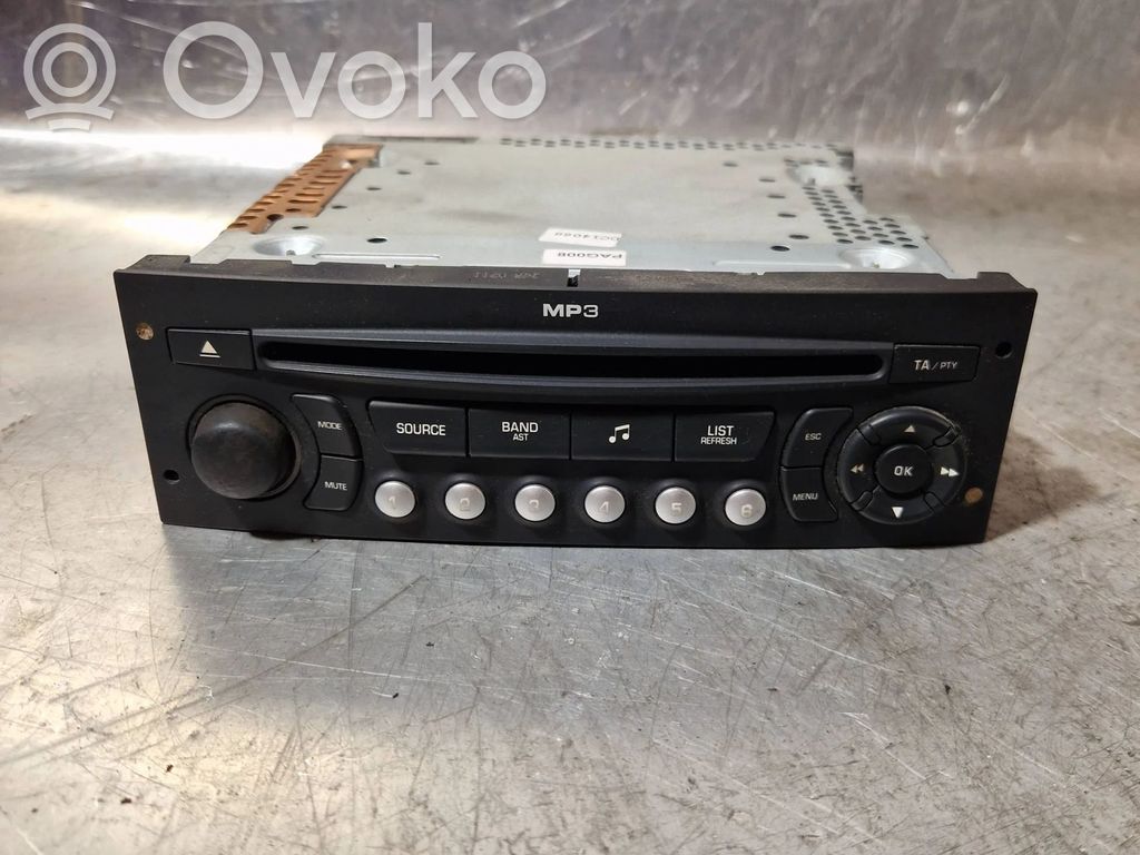 Panel / Radioodtwarzacz CD/DVD/GPS   96646223XT,CZF70053054