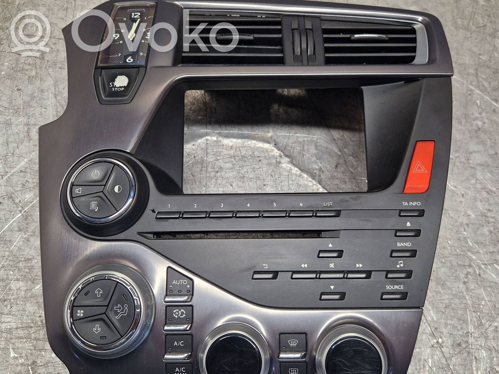 Citroen DS5 Climate control unit 