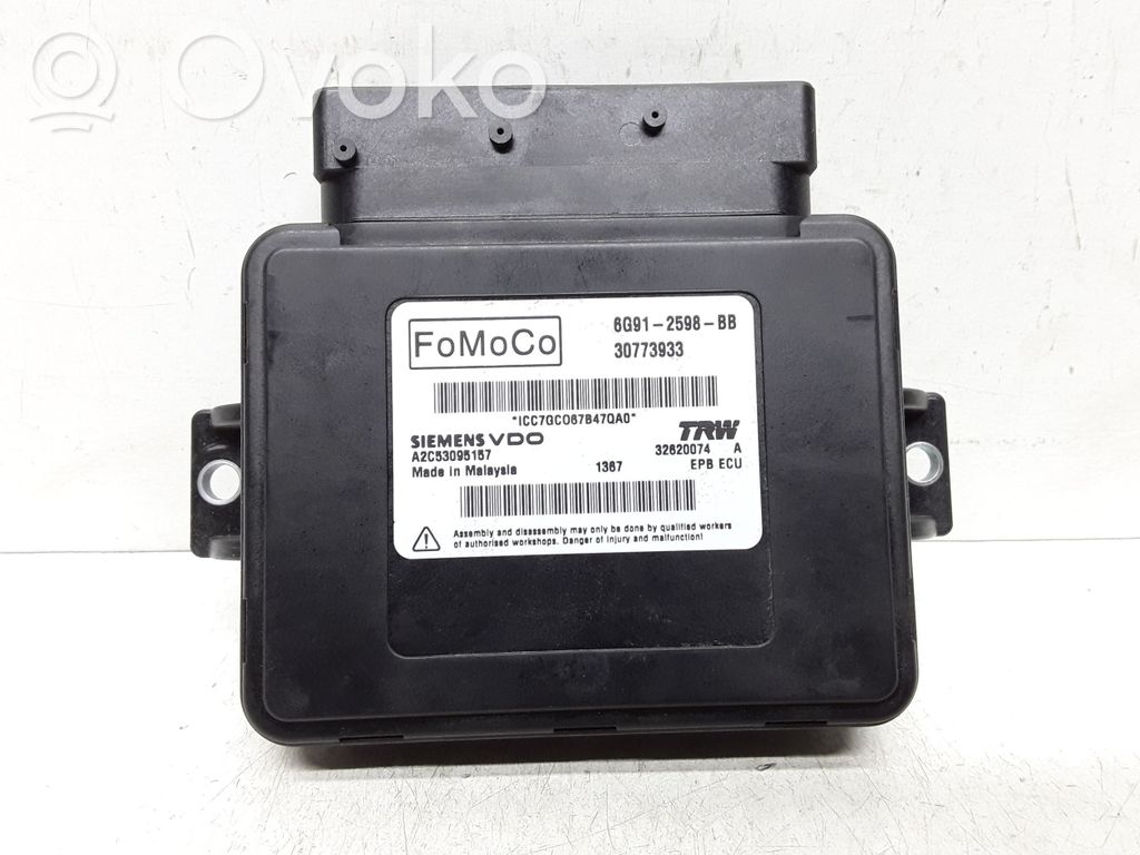 Volvo V70 Module de commande de frein à main 