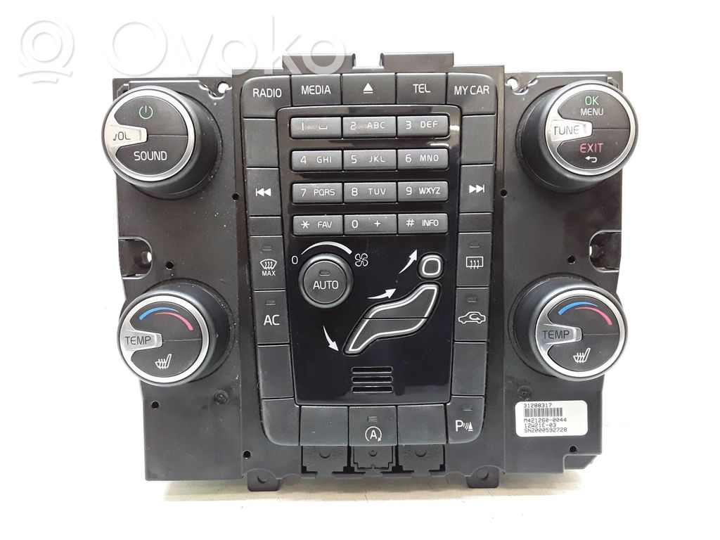 Volvo S60 Climate control unit 