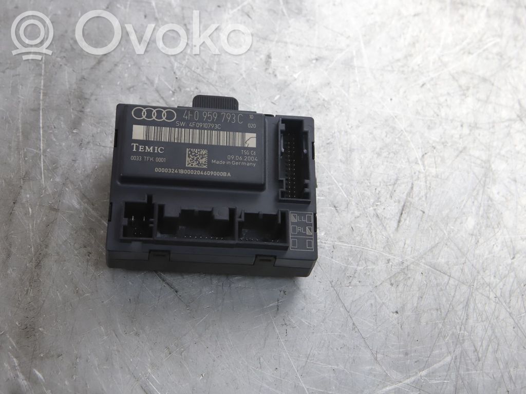 Audi A6 S6 C6 4F Door control unit/module 