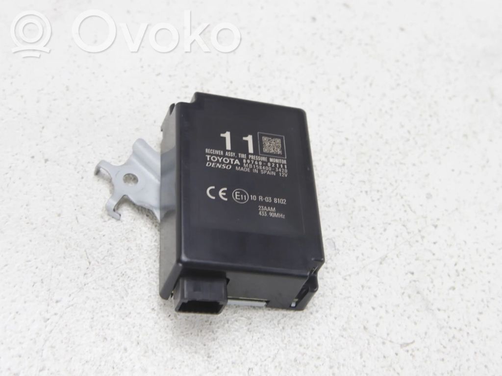 Toyota Auris E180 Tire pressure control unit 