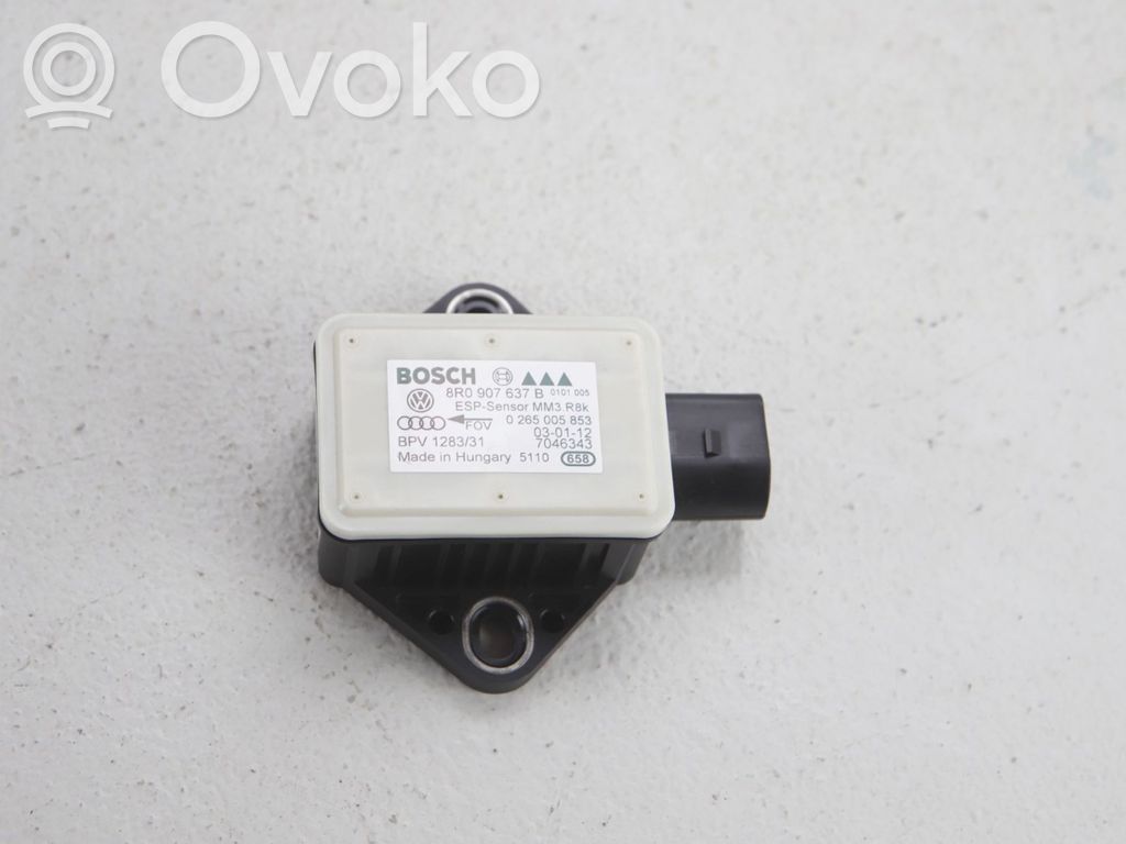 Audi A4 S4 B8 8K Vakaajan pitkittäiskiihtyvyystunnistin (ESP) 
