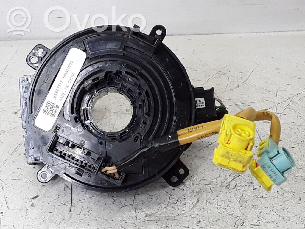 Opel Insignia A Airbag slip ring squib (SRS ring) 