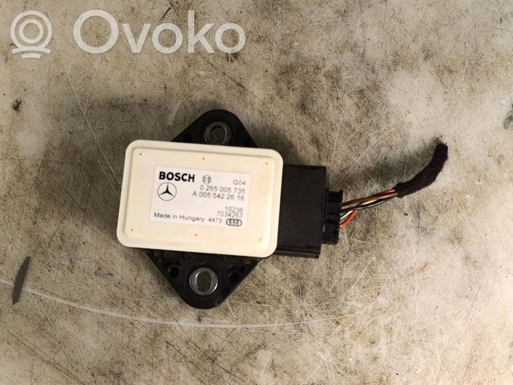 Mercedes-Benz E W212 ESP acceleration yaw rate sensor 
