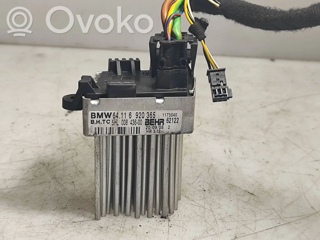 BMW X3 E83 Motor aerotermă/rezistor ventilator 