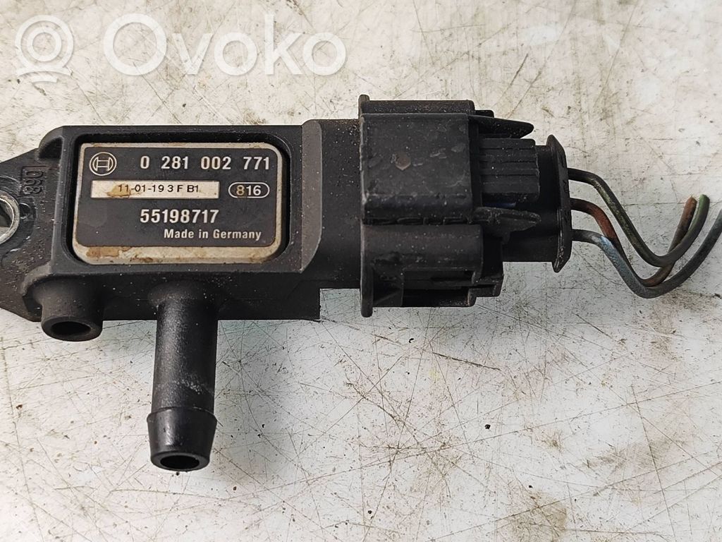 Opel Astra H Exhaust gas pressure sensor 