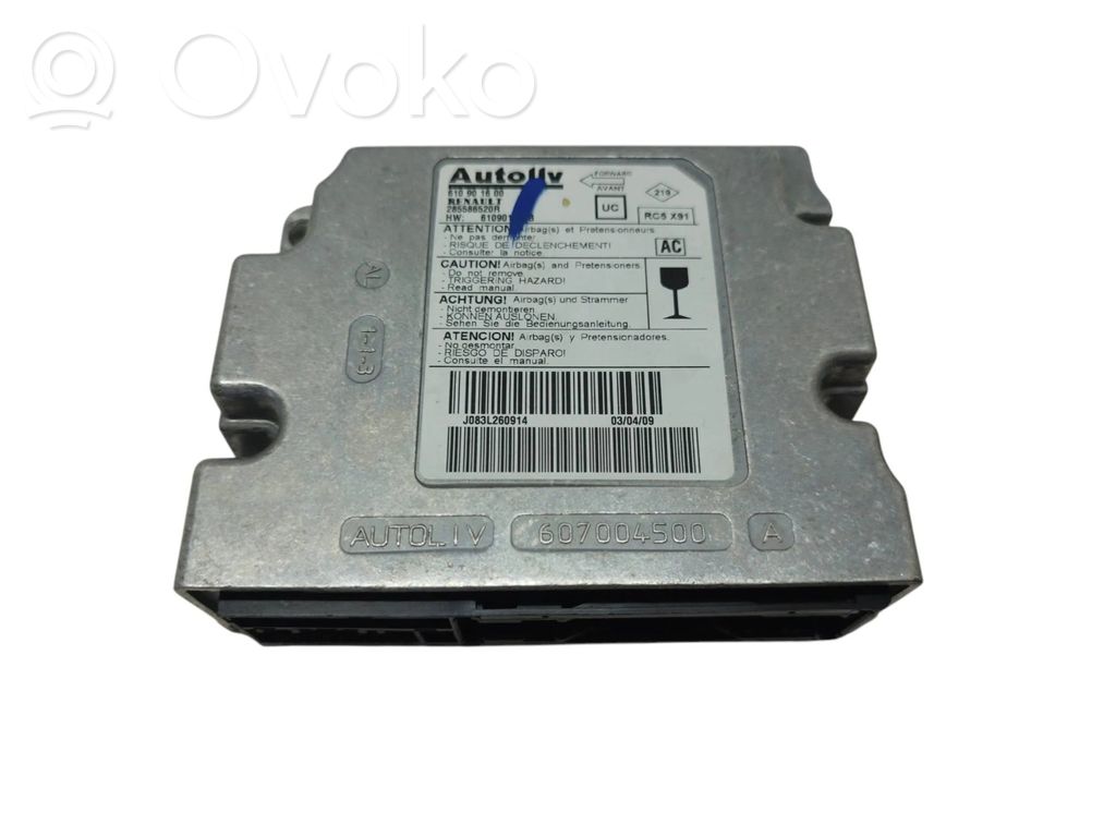 Renault Laguna III Airbag control unit/module 