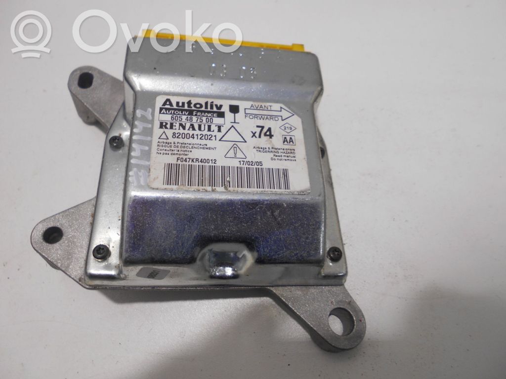 Renault Laguna II Unidad de control/módulo del Airbag 