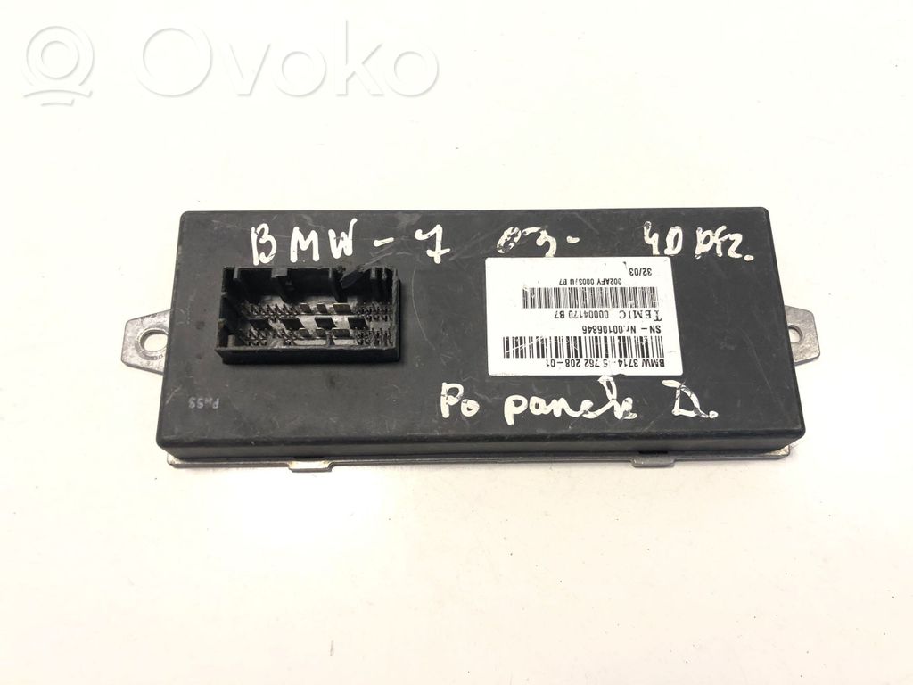 BMW 7 E65 E66 Air suspension control unit module (rear) 