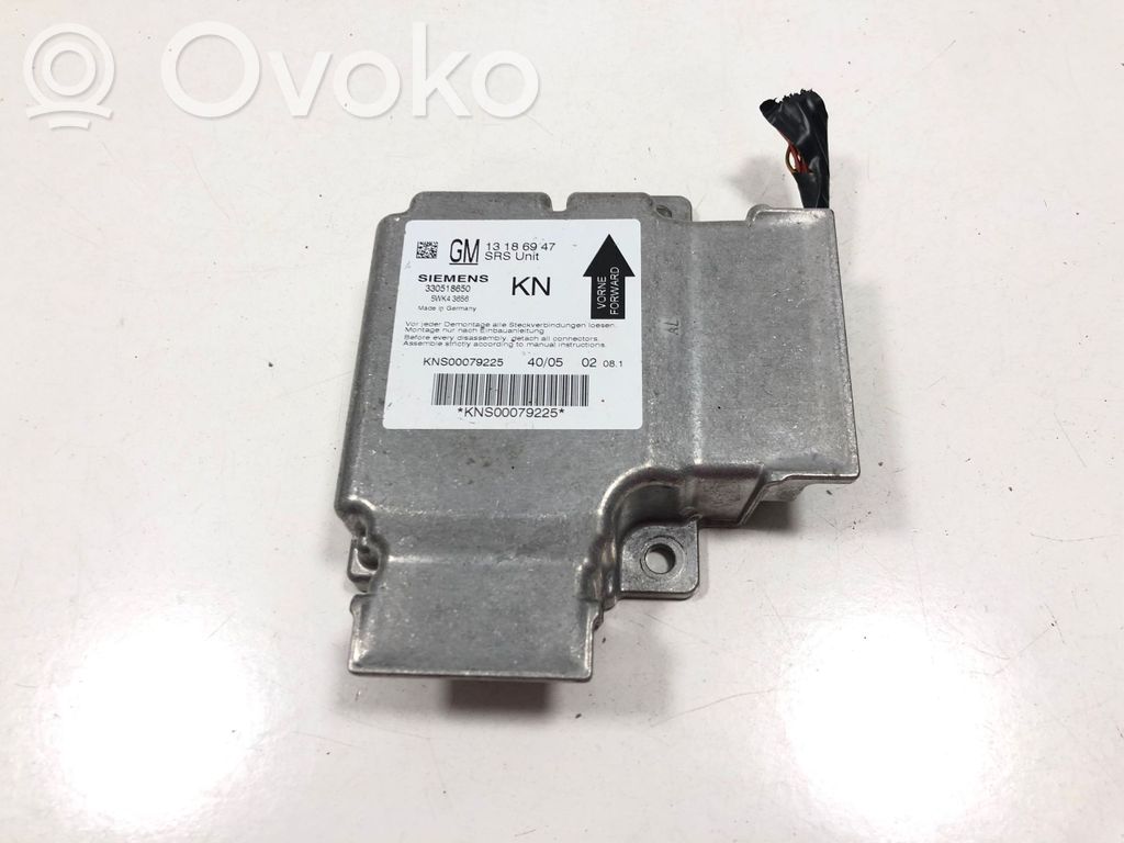 Opel Vectra C Airbag control unit/module 