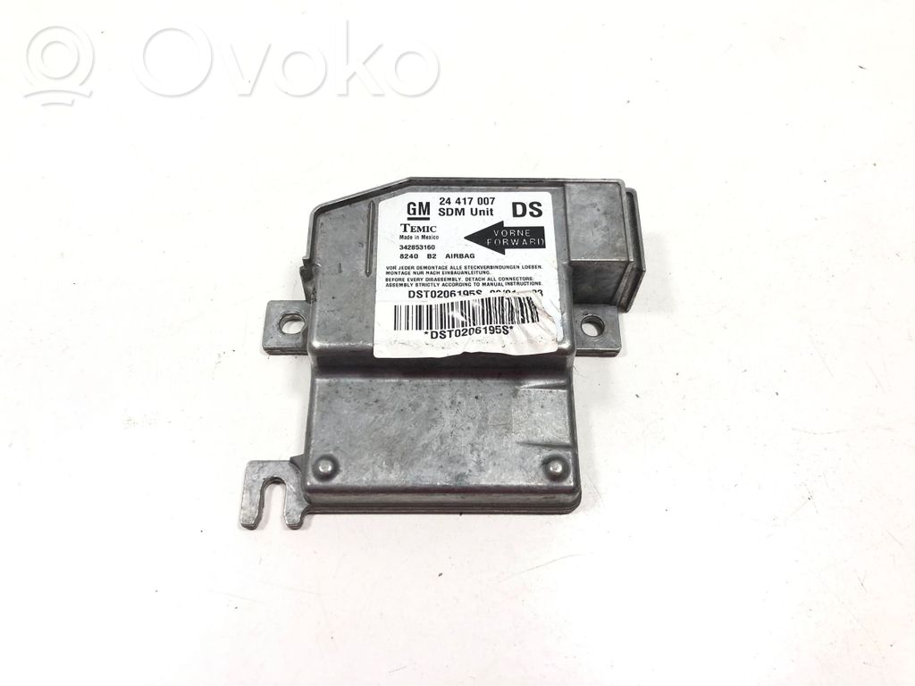 Opel Corsa C Airbag control unit/module 