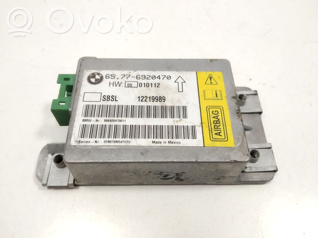 BMW 7 E65 E66 Airbag control unit/module 