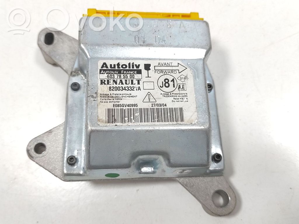 Renault Espace -  Grand espace IV Airbag control unit/module 