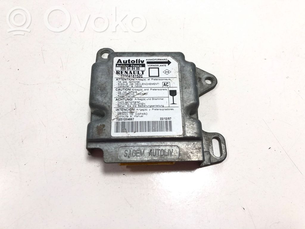 Renault Megane I Airbag control unit/module 