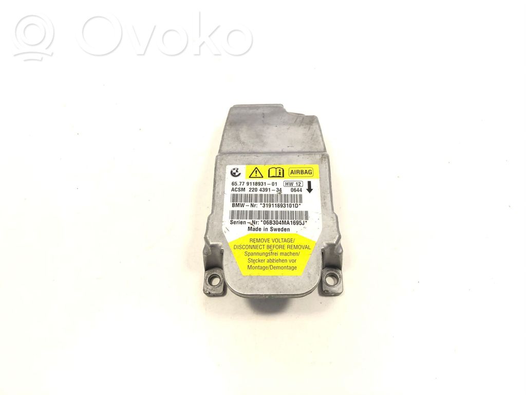 BMW 5 E60 E61 Airbag control unit/module 
