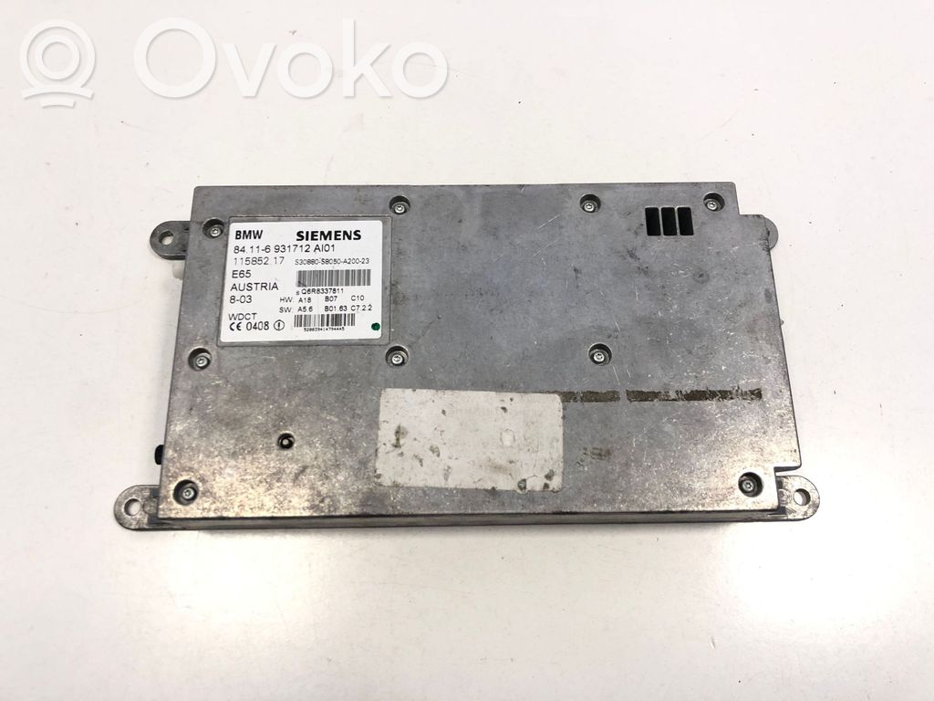 BMW 7 E65 E66 Phone control unit/module 