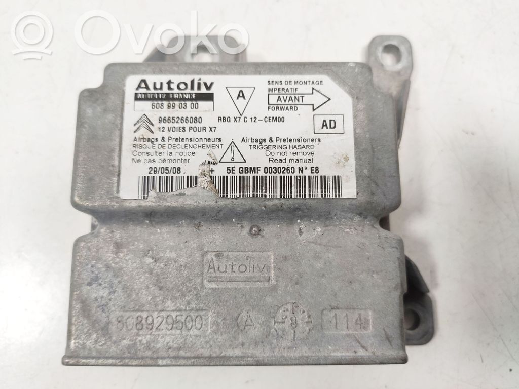 Citroen C5 Airbag control unit/module 