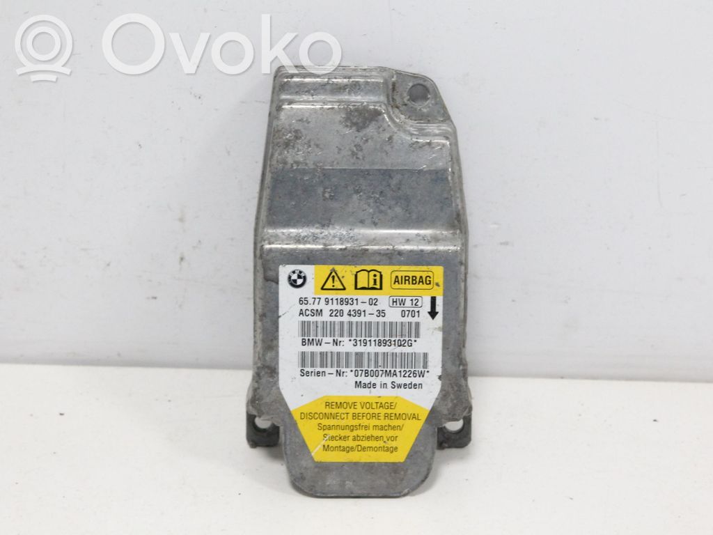 BMW 5 E60 E61 Airbag control unit/module 