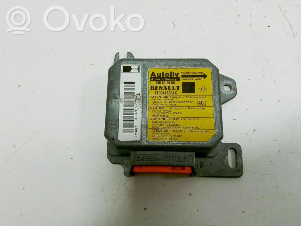 Renault Scenic I Airbag control unit/module 