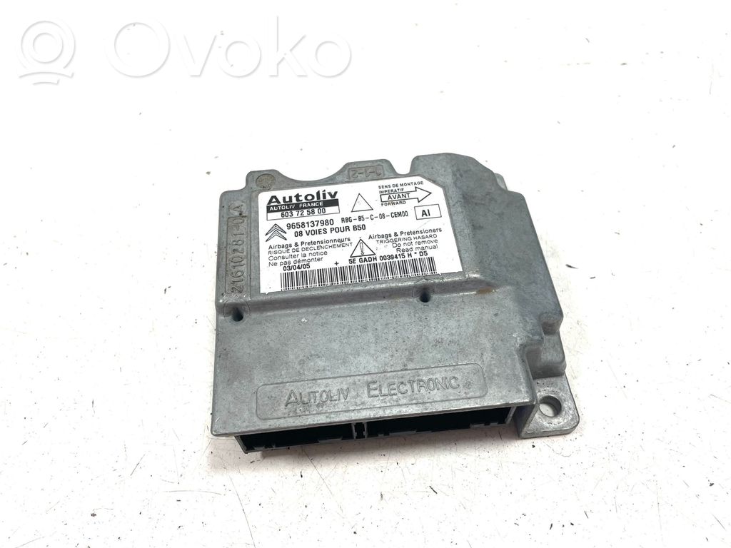 Citroen C4 I Airbag control unit/module 