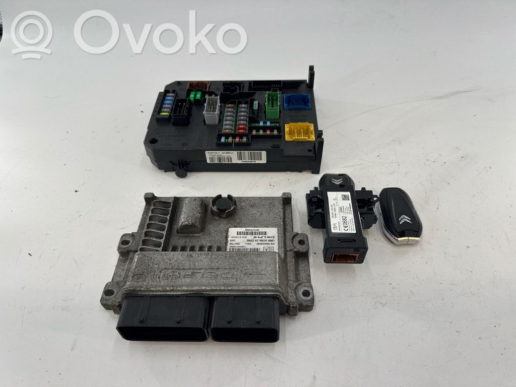 Citroen C4 Grand Picasso Engine ECU kit and lock set 