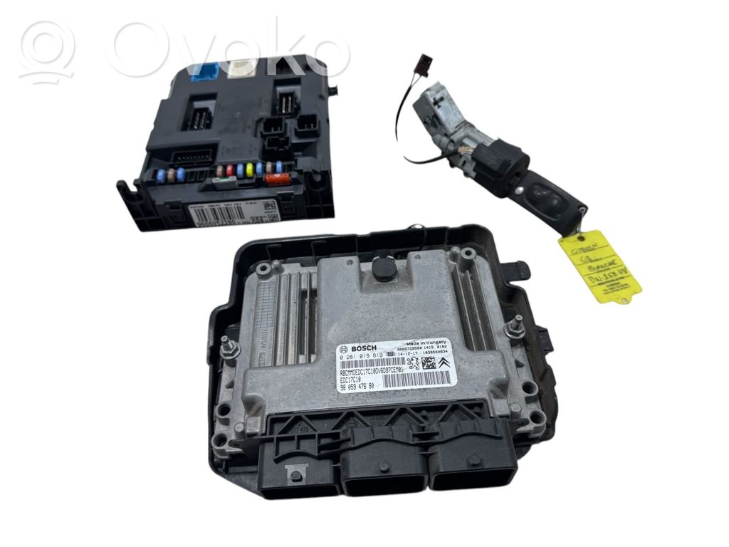 Citroen C3 Engine ECU kit and lock set 