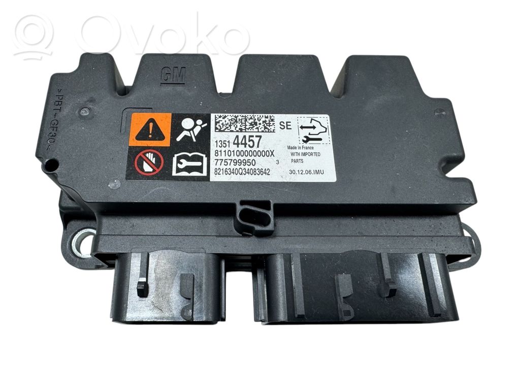 Opel Astra K Airbag control unit/module 