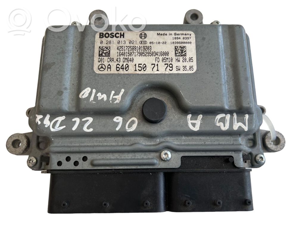 Mercedes-Benz A W169 Engine control unit/module 