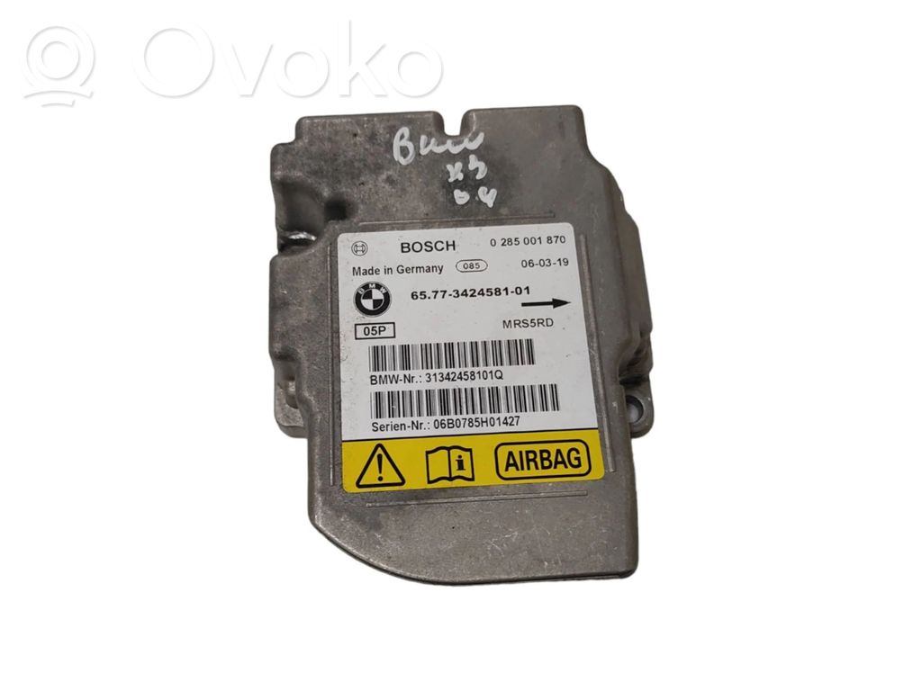 BMW X3 E83 Airbag control unit/module 