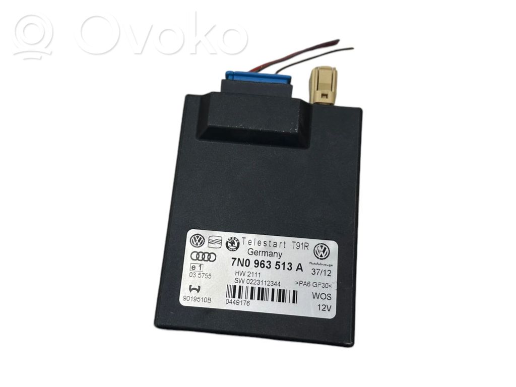 Volkswagen Caddy Auxiliary heating control unit/module 