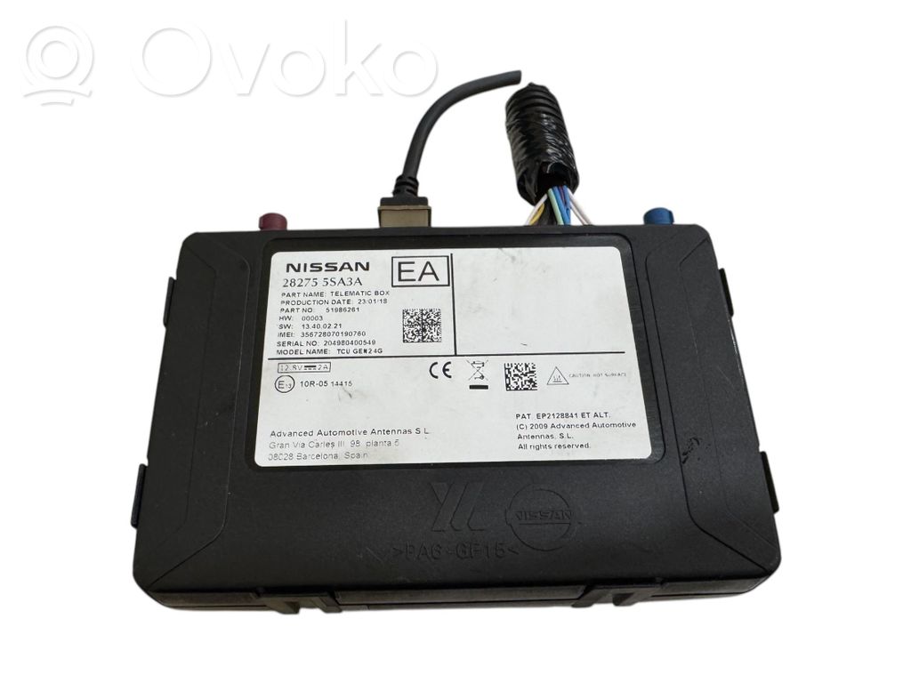 Nissan Leaf II (ZE1) Bluetooth control unit module 