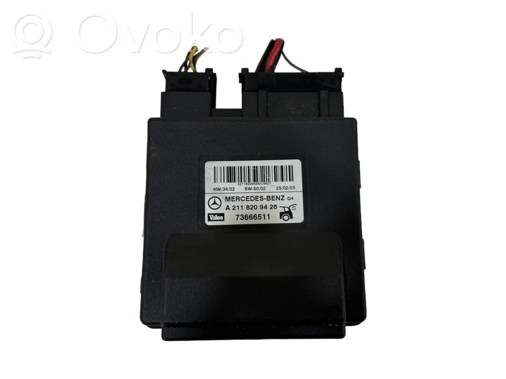 Mercedes-Benz E W211 Tailgate/trunk control unit/module 