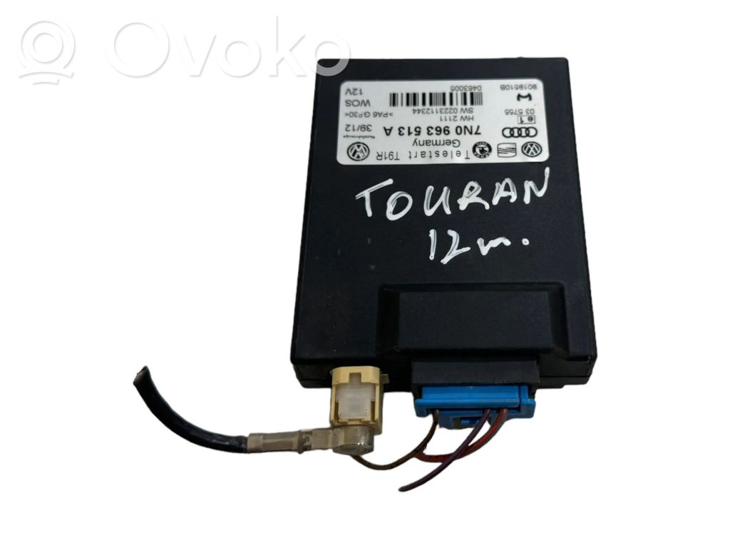 Volkswagen Touran II Auxiliary heating control unit/module 