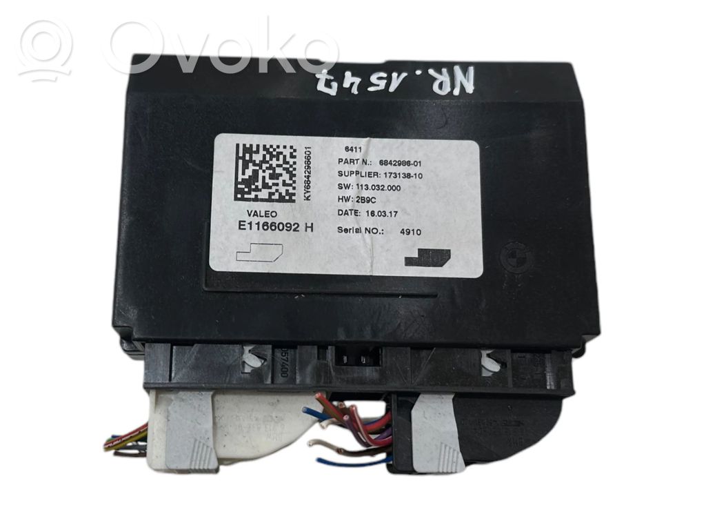 Air conditioner control unit module   6842986,17313810,E1166092H