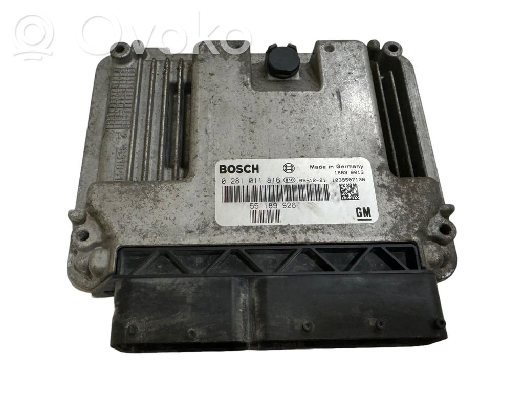 Opel Vectra C Engine control unit/module 