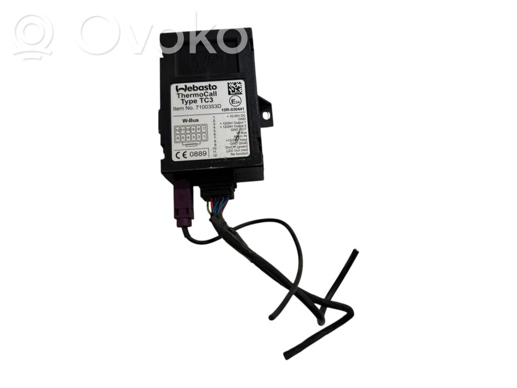 Audi A3 S3 8P Auxiliary heating control unit/module 
