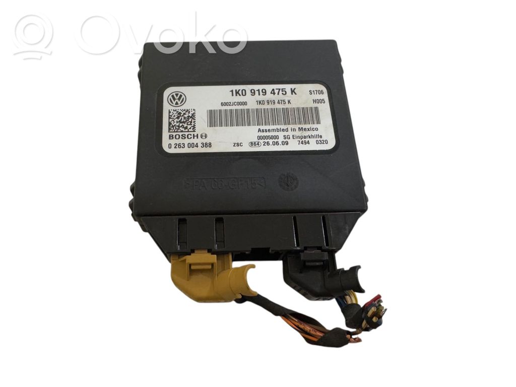 Volkswagen Touran II Parking PDC control unit/module 