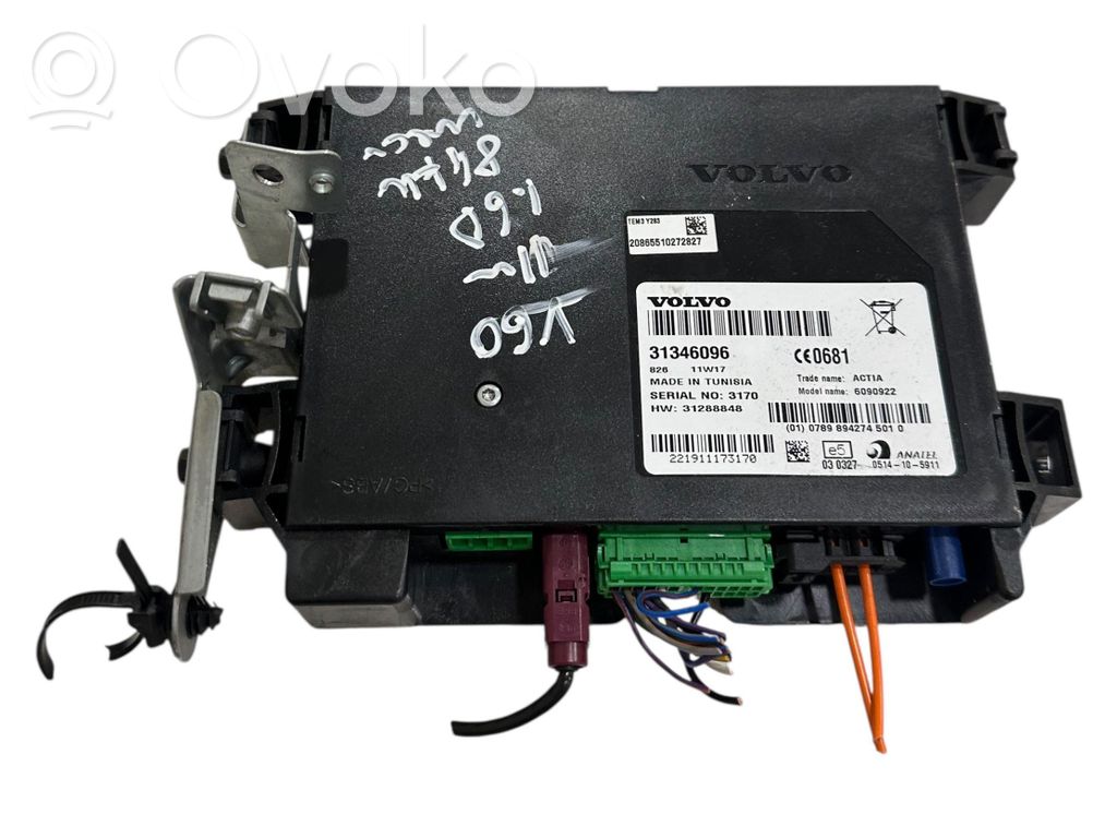 Volvo V60 Phone control unit/module 