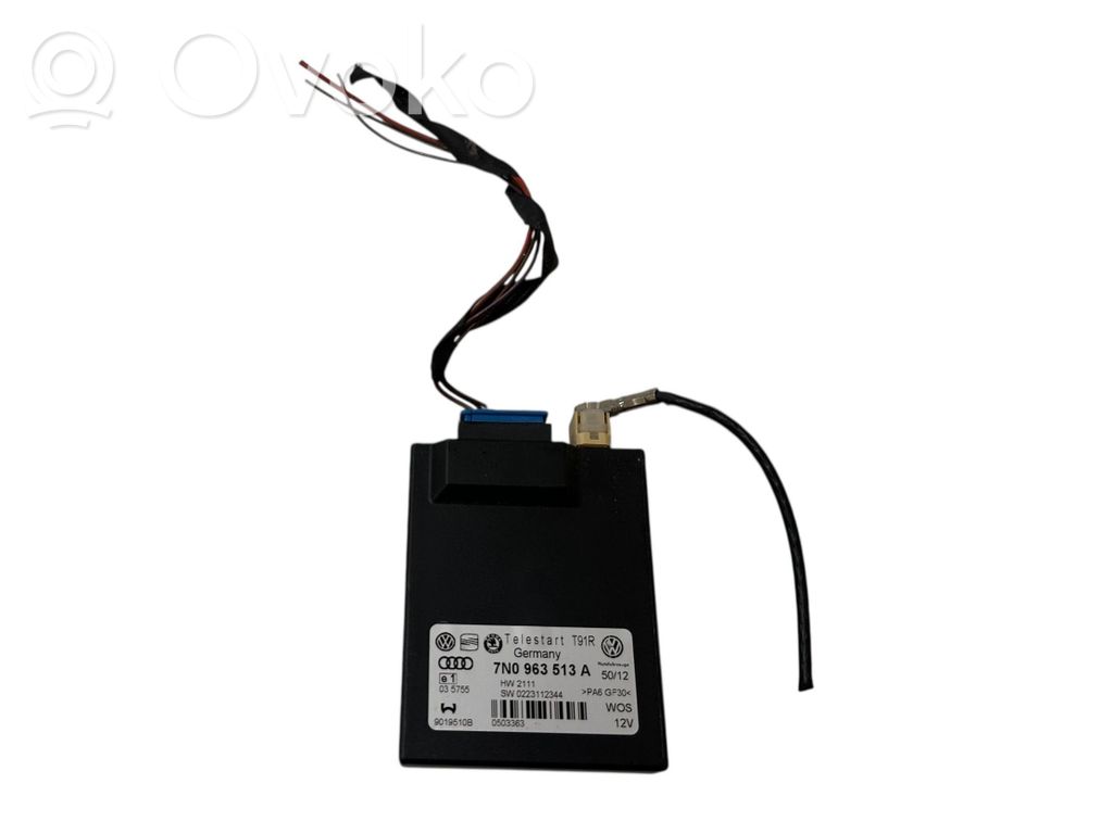 Volkswagen Golf VI Auxiliary heating control unit/module 