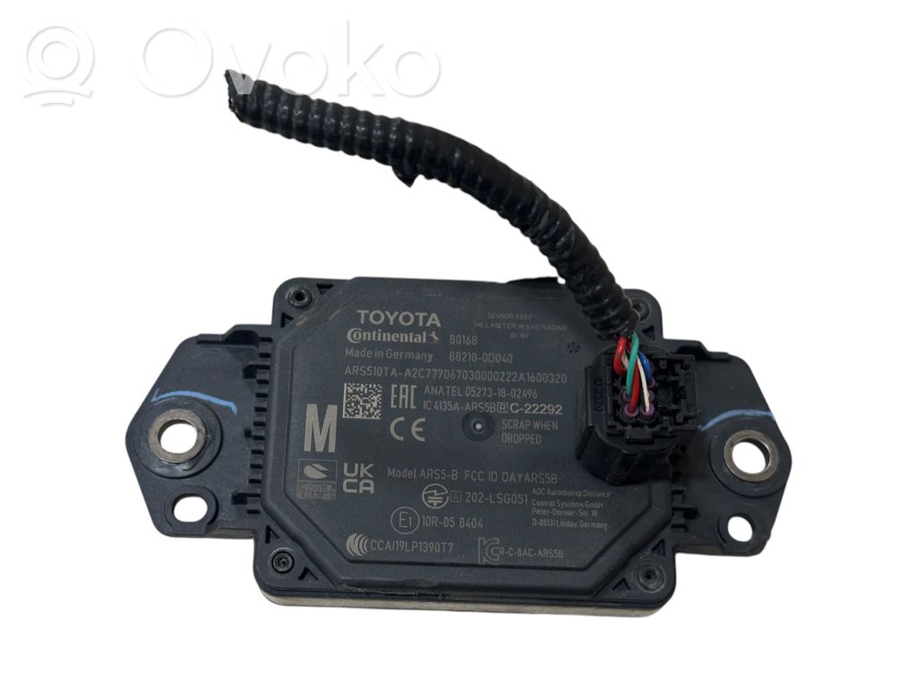Toyota Yaris XP210 Sensor de radar Distronic 