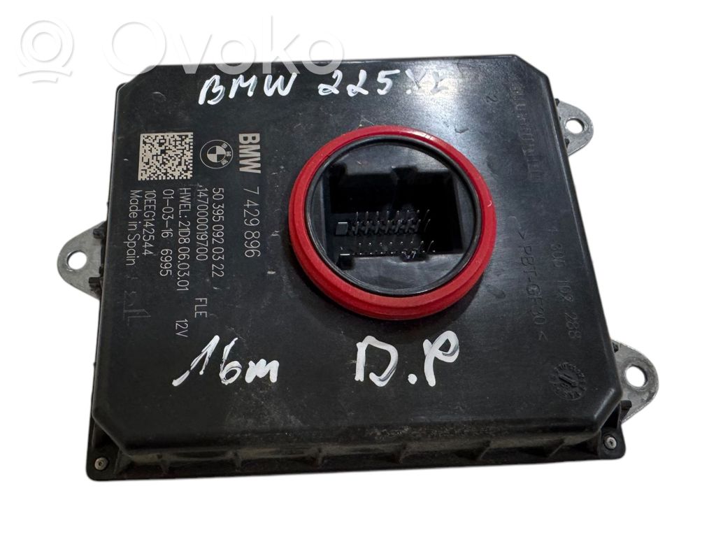 BMW 2 F45 Unité de commande / module Xénon 