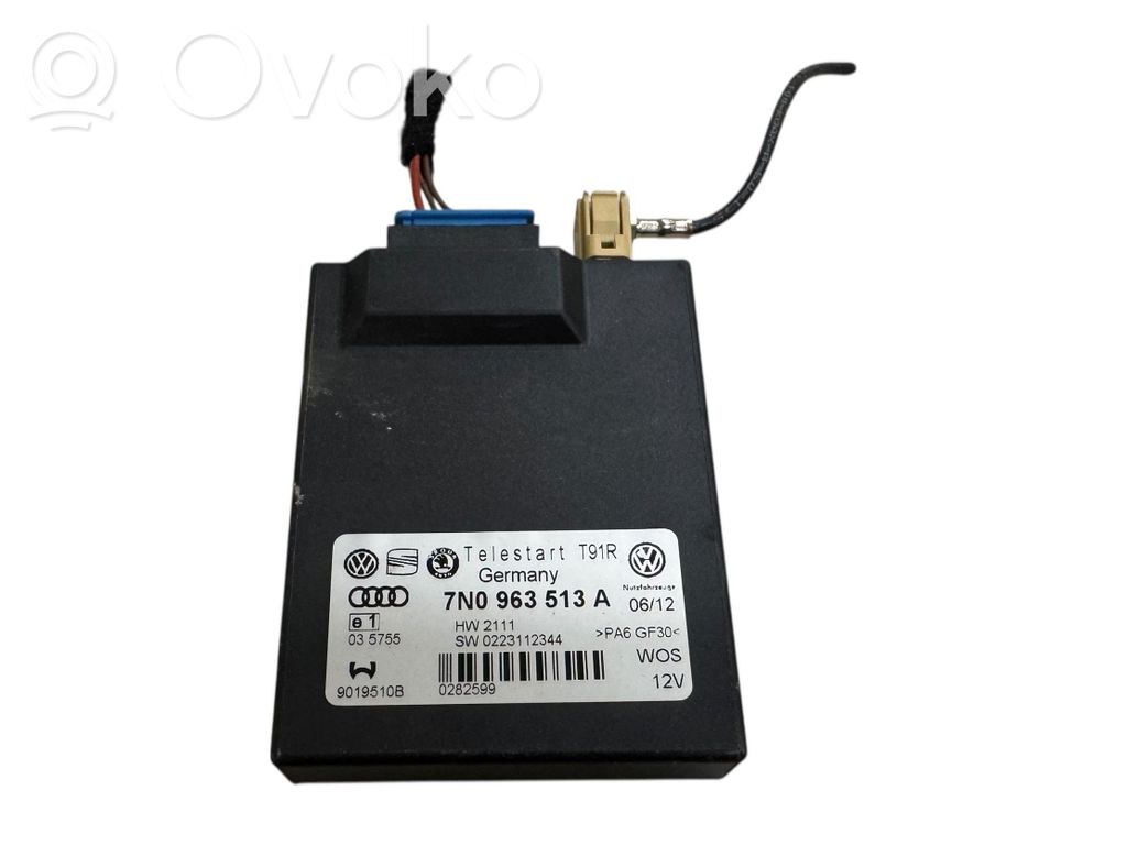 Volkswagen Caddy Auxiliary heating control unit/module 
