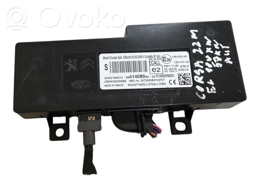 Opel Corsa F Bluetooth control unit module 