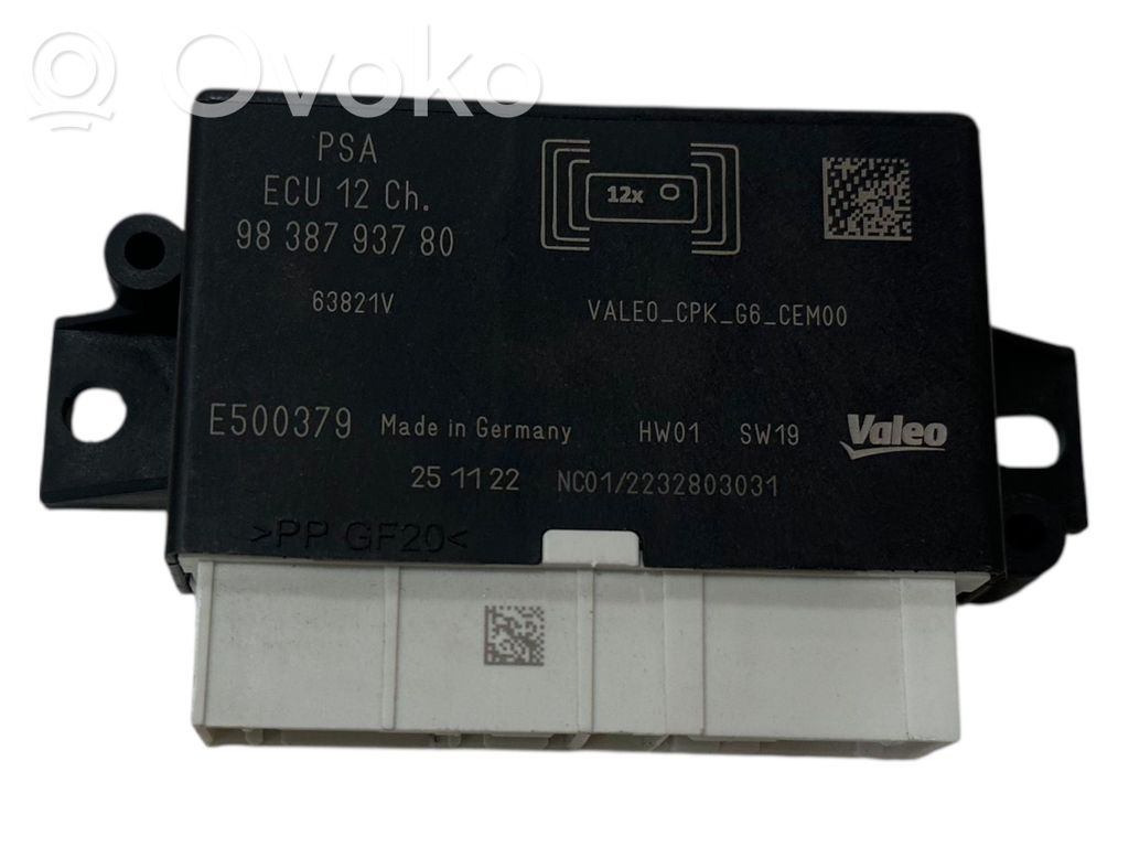 Opel Corsa F Parking PDC control unit/module 