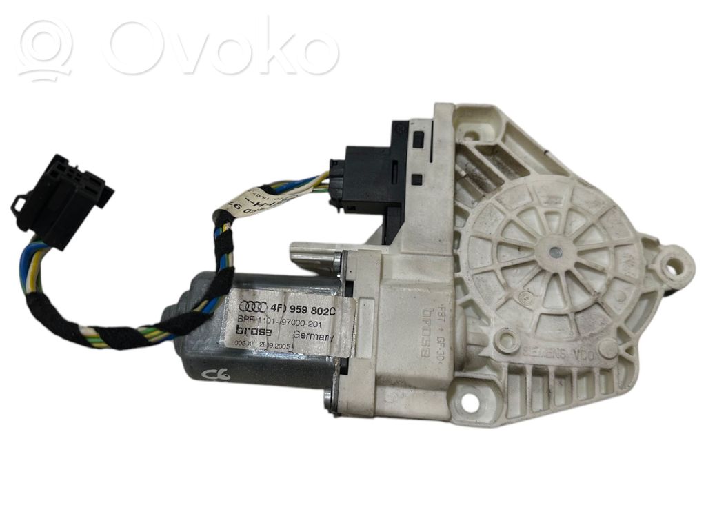 Audi A6 S6 C6 4F Galinis varikliukas langų pakėlėjo 