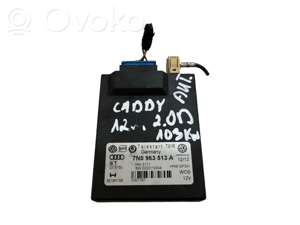 Volkswagen Caddy Auxiliary heating control unit/module 