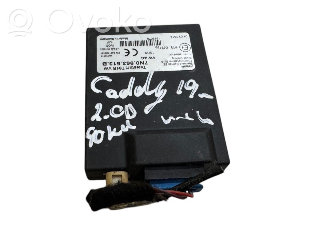 Volkswagen Caddy Auxiliary heating control unit/module 