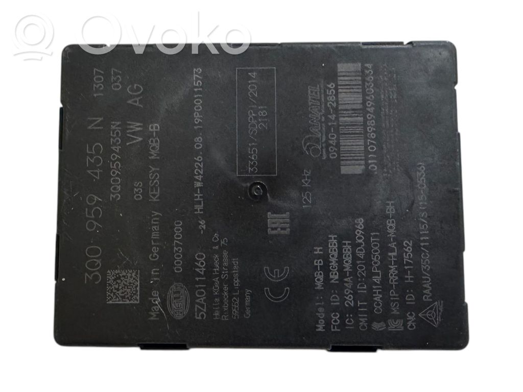 Volkswagen e-Golf Keyless (KESSY) go control unit/module 