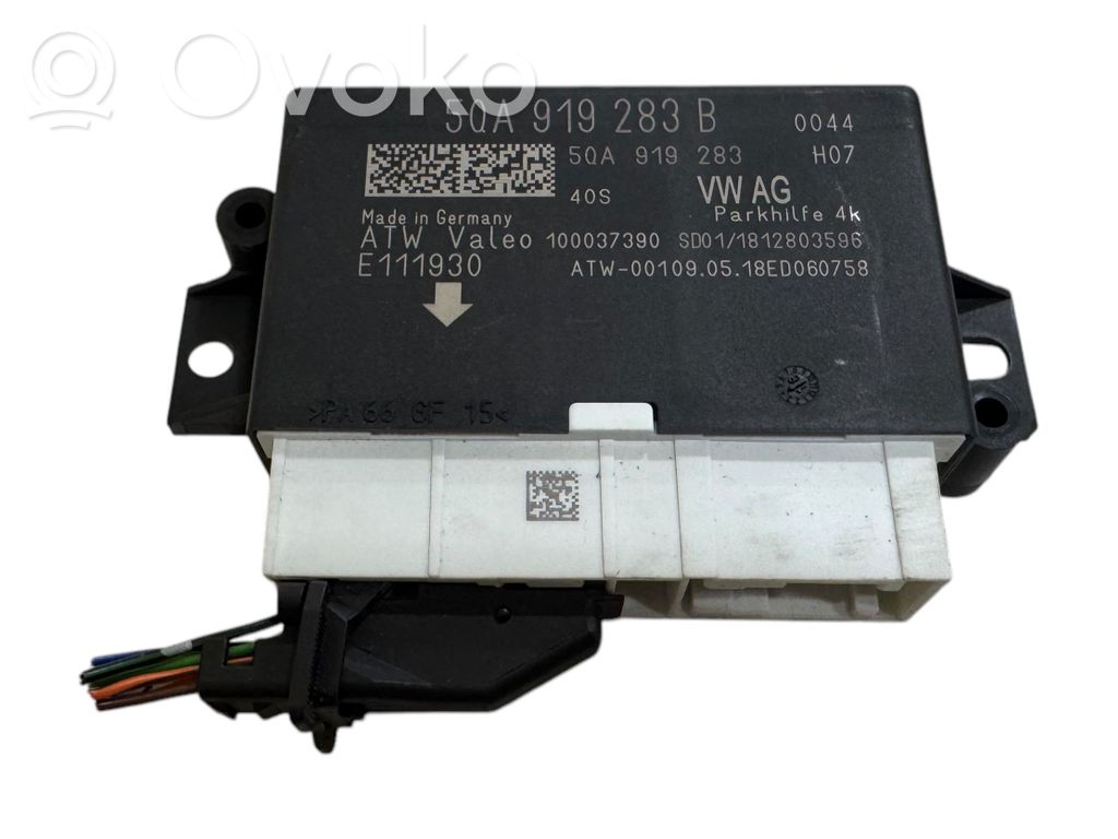 Skoda Octavia Mk3 (5E) Parking PDC control unit/module 